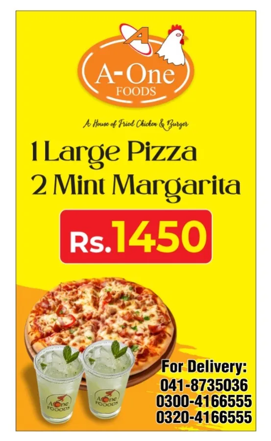 A One Foods Faisalabad Menu, Reviews, Bank Card Deals & Discounts Get ...