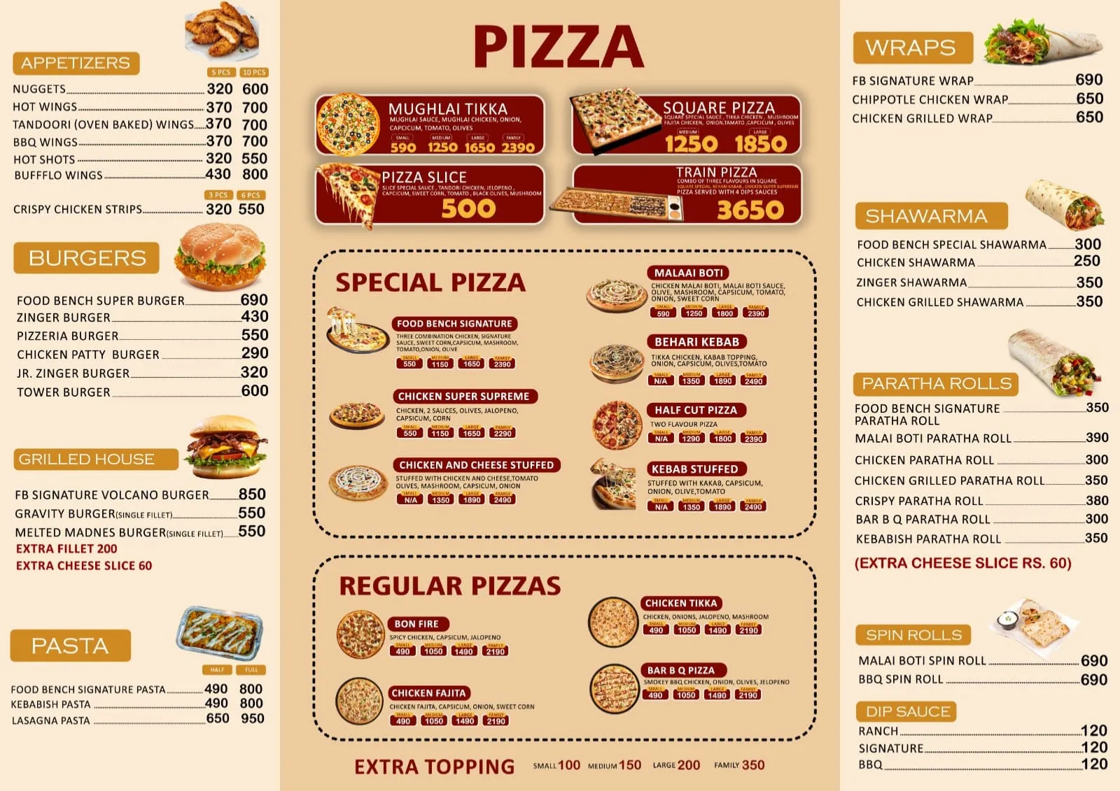 Food Bench Sargodha Menu, Reviews, Bank Card Deals & Discounts Get 50% OFF